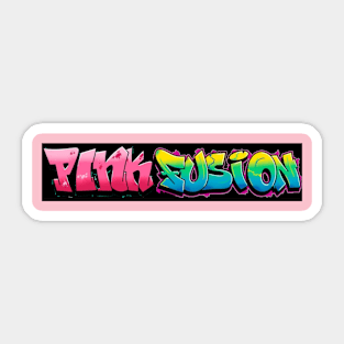 PINK Fusion LOGO Sticker